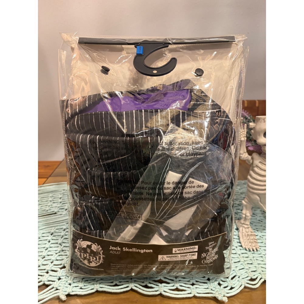 Jack Skellington - Nightmare before Christmas - Spirit Halloween - women XL New - Picture 5 of 5